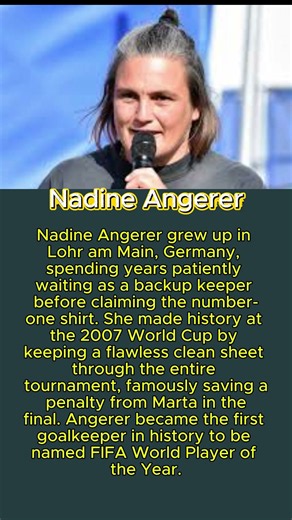 Nadine Angerer The Flawless German Wall #Shorts #WomensFootball #Angerer #Goalkeeper
