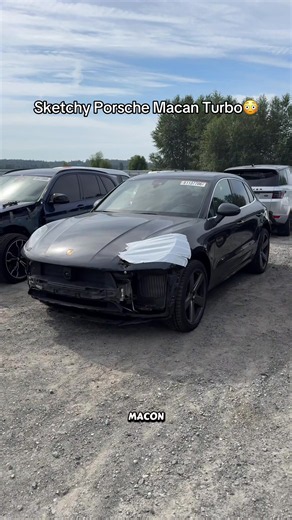 WHAT IN THE WORLD CAUSED THIS DAMAGE?😳😳 #BackYardBoyz #Copart #carsoftiktokcontest #Porsche