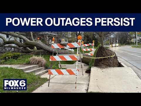 Milwaukee power outages persist after wind gusts down trees, power lines | FOX6 News Milwaukee