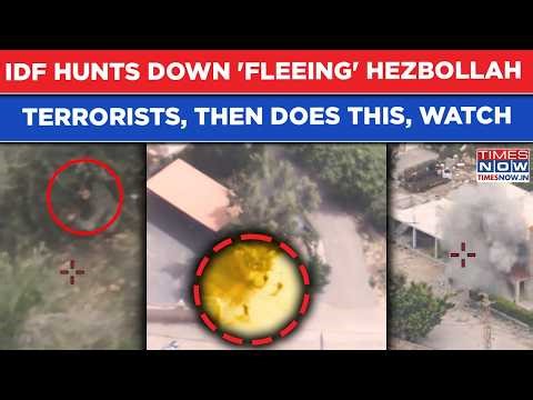 IDF Hunts Down Hezbollah Gunmen| On Cam: Terrorists Run For Cover Before Troops' Lebanon Strike