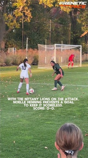 NOELLE HENNING WITH A HUGE SAVE!