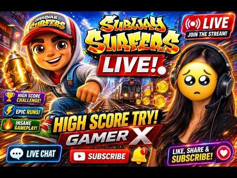 🔴 LIVE 💥 Non-Stop Run | Subway Surfers Gameplay