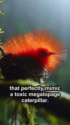 This Baby Bird Pretends to Be a Venomous Caterpillar