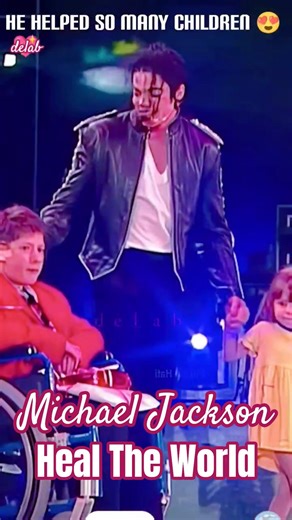 Michael Jackson 'Heal the World' MJ Brings All The Children On Stage Showing Love and Compassion 💖