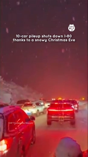 Christmas Eve turned into a nightmare on Donner Summit as whiteout conditions and multiple crashes shut down Interstate 80. A 10-car pileup, along with numerous spinouts, forced closures in both directions, leaving drivers stranded for hours on one of the busiest travel days of the year. 🚘 | WeatherBug