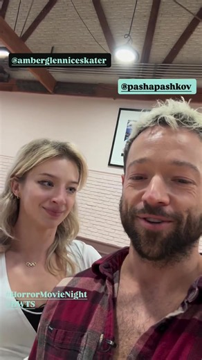 amber and pasha are doing an argentine tango to ‘perfection’ inspired by black swan for horror movie night 🖤 @Amber @PashaPashkov #dwts #trending #dance #amberglenn @Dancing with the Stars #DWTS