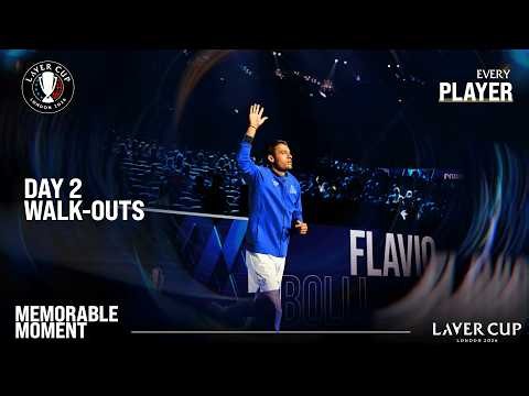 Both Teams Walk-Out for Day Session on Day 2 | Laver Cup 2026