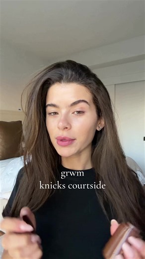 College midterm break GRWM: Knicks game day look