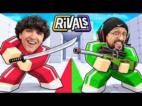 Dad vs Son in Roblox Rivals… LOSER Gets TROLLED! | FGTeeV