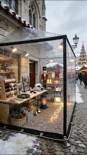 Heavy-Duty 10x13 FT Clear Waterproof Tarp for Protection