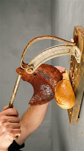 Extremely Rusty Guillotine Restoration: Part 1 | ASMR