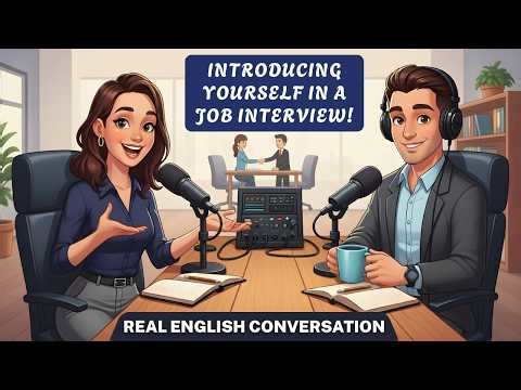 Introducing Yourself in a Job Interview | English Conversation for Beginners | English Podcast