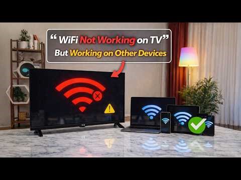 WiFi Not Working On TV But Working On Other Devices | Google TV [Fixed]