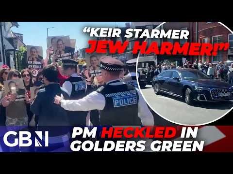 WATCH: Keir Starmer HECKLED at site of Golders Green terror attack - 'shame on you!'