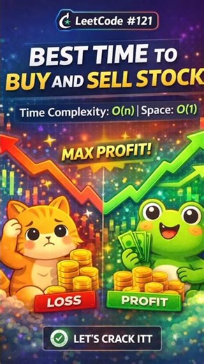 Best Time to Buy and Sell Stock 💰 | LeetCode 121 | Visual + Simple