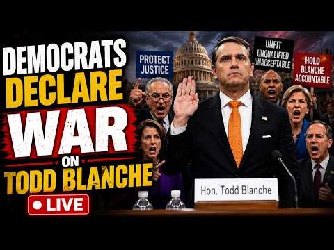 Epstein News LIVE: Democrats Escalate Fight Against Todd Blanche Over Epstein Files | Schumer |Trump