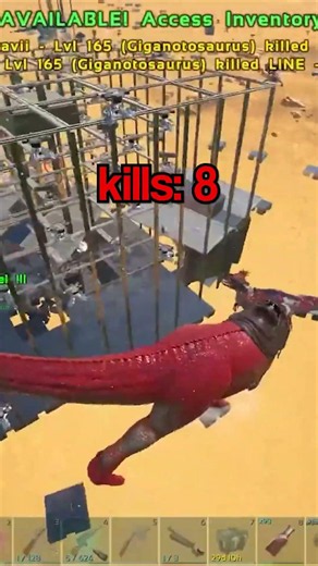 Giga dominating an insane ARK event #ark #arkpvp #arksurvivalevolved #playark