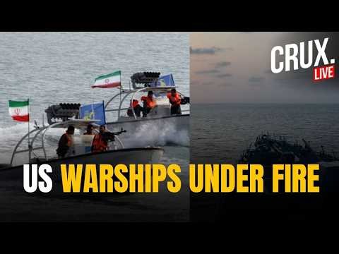 LIVE | US Navy Destroyers Under Attack In Hormuz, Iran's IRGC Launches Barrage Of Missiles, Drones