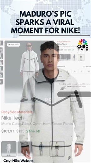 Nike Gets Unexpected Viral Boost After Former Venezuelan President Maduro's Arrest Photo Goes Viral