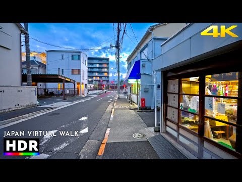 Tokyo Japan - Sunset to Night Walk in Higashi-jujo | Spring 2026 • 4K HDR