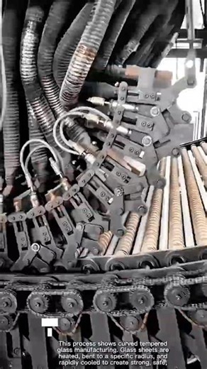 Curved Tempered Glass Work Tool Using Automatic Forming Machine #worktool