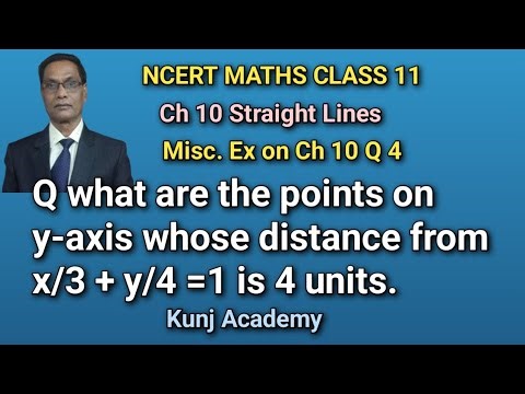 Maths NCERT Class 11 Ch 10 Stright Lines Misc, Ex on Ch 10 Q 4