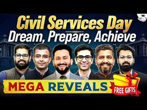 Dream of IAS? | Civil Services Day Special | Mega Announcements by StudyIQ