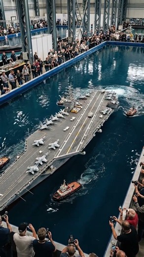 This RC Aircraft Carrier Looks Insanely Rea