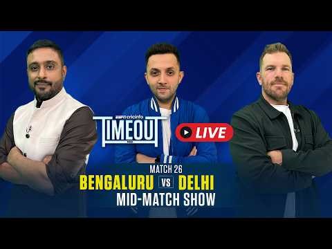 RCB vs DC Innings break show | LIVE IPL 2026 Match 26 | Who holds the edge - Delhi or Bengaluru?
