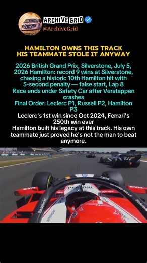 Leclerc ROBS Hamilton of Historic 10th Win at His Own Home Race