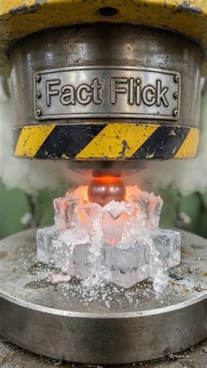 Fire Meets Ice Under Hydraulic Press 😱💥