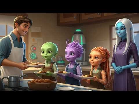 He Fed Hungry Alien Kids Every Day — Then Discovered Their Mother Was the Galaxy’s Ruthless Ruler
