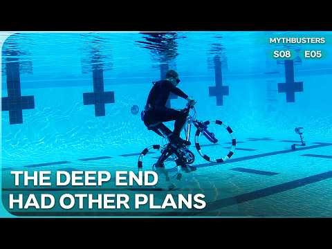 Is It Actually Possible To Ride A Bicycle Underwater? | MythBusters