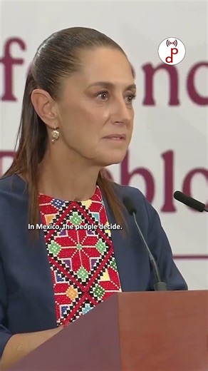 🇲🇽 "In Mexico, the people decide"