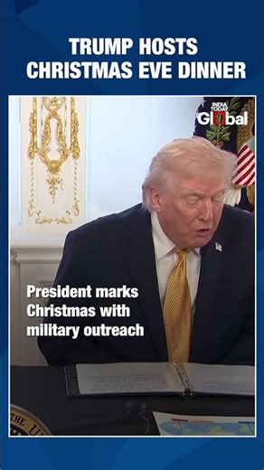 Trump Hosts Christmas Eve Dinner at Mar-a-Lago, Joins NORAD Santa Tracker Calls