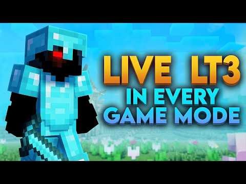 Day 5: Road to LT3 in Every Gamemode | Minecraft PvP Live