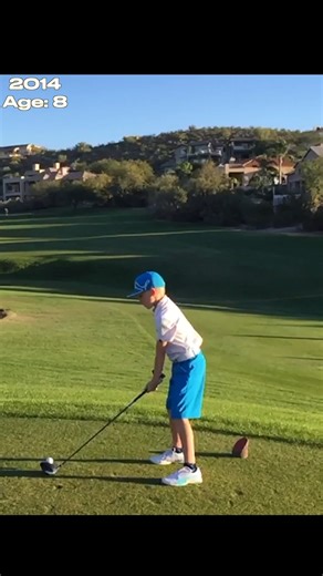 Here's to chasing your 2026 goals! Evolution of a golf swing. ⛳️ Age 2-16 🏌️ Soon will be playing in college! 👊 #golf #golfswing #practicemakesprogress #newyear | What's Inside?