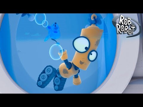 Dirty Squeak Mess! 😱 Scrubadub Planet Clean Up! | Rob The Robot