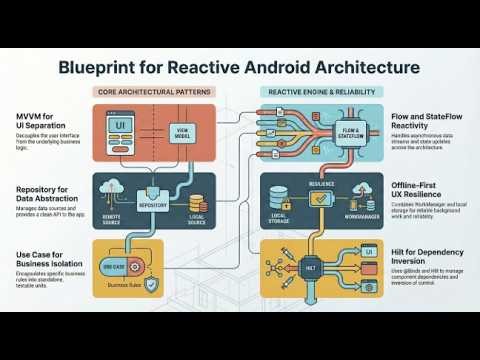 Modern Android Architecture Blueprint (Clean + Reactive + Offline-First)