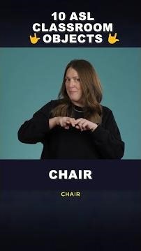 🤟 10 ASL Signs for Things You'll Find in a Classroom