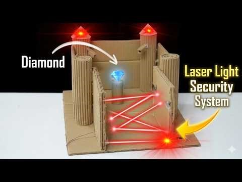 Make Your Own Laser Security System at Home 🔴 (Easy DIY!)