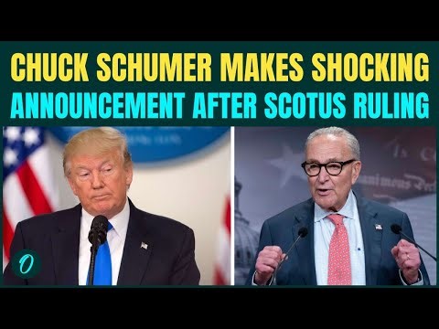 Chuck Schumer’s EXPLOSIVE Announcement After SCOTUS Ruling On Voting Rights Act; Trump FURIOUS