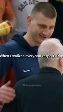 Every NBA Legend Respects POP🐐