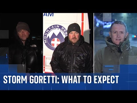 Sky News correspondents brave UK's 'weather bomb'