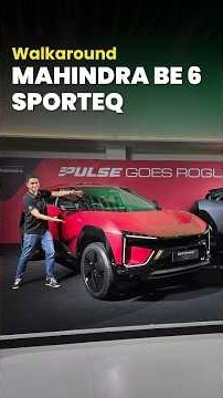 Mahindra BE 6 Sporteq Walkaround #shorts
