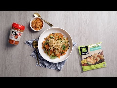 Kimchi Fried Rice with Thai Herbs