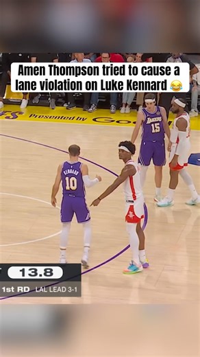 Amen was telling the ref 😅