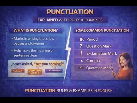 Punctuation Marks and Their Uses | English Grammar (part-2)