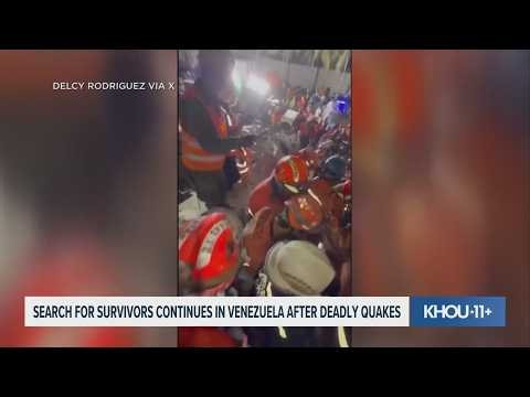 Venezuela earthquake: man pulled from rubble after 43-hour rescue