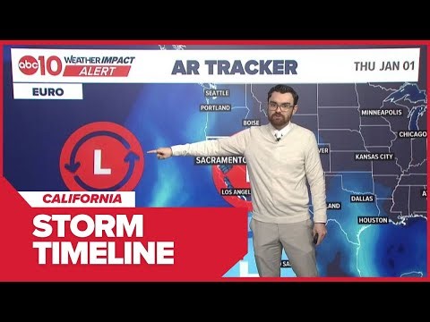 Atmospheric River storm ready to hit California for New Year's Eve | WEATHER IMPACT ALERT